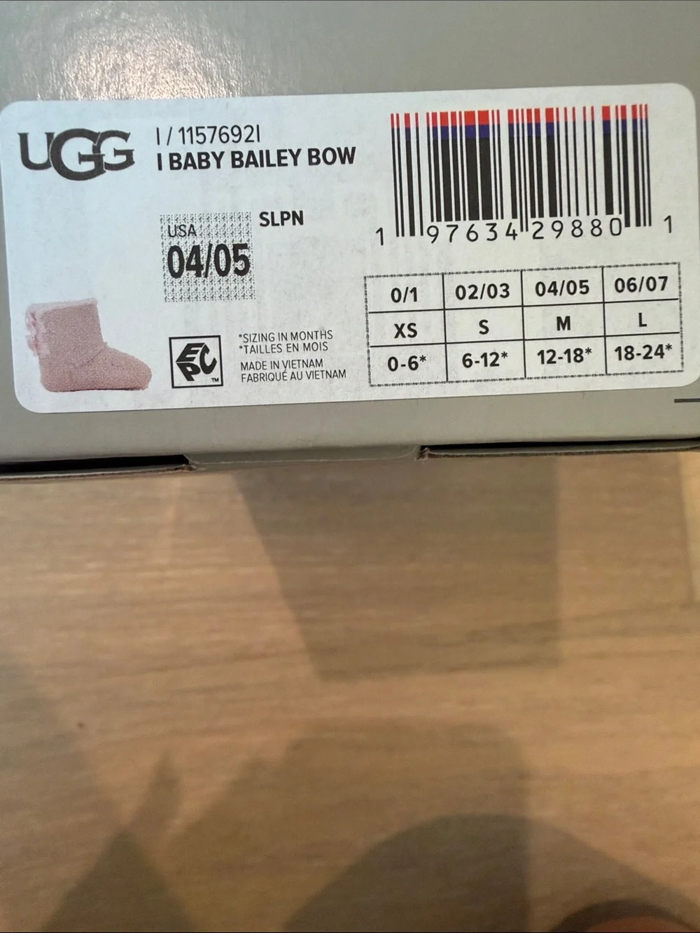 UGG classic baby